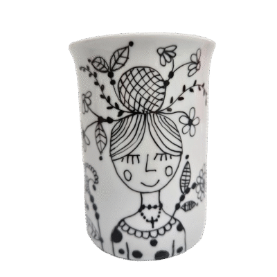 Caneca boneca Popy